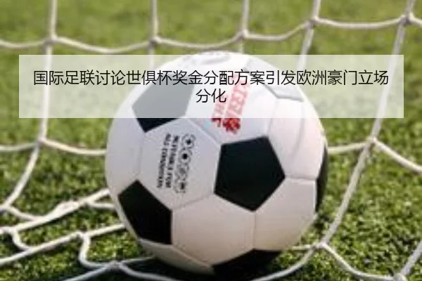 国际足联讨论世俱杯奖金分配方案引发欧洲豪门立场分化